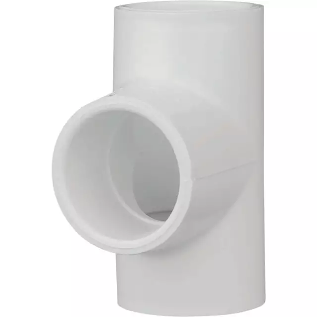 Charlotte Pipe 3/4 In. Schedule 40 PVC Tee PVC 02400  0800HA Pack of 25