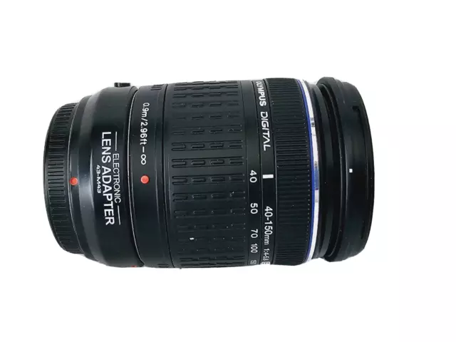 Olympus Zuiko Digital 40-150mm 1:4-5.6 & Auto Focus Lens Adapter  43-M43