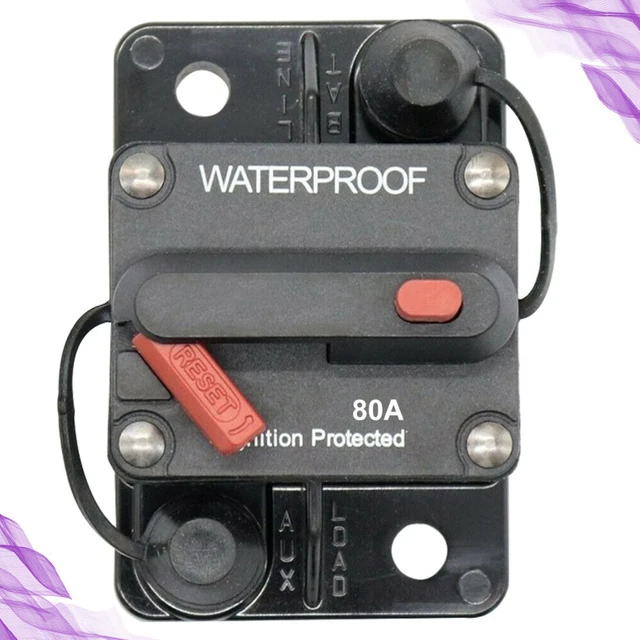 12 V36V STEREO Amplifier Circuit Breaker Trolling Motor Breaker Kayak