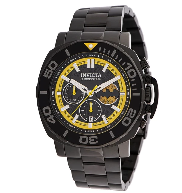 Montre Chronographe Invicta Pour Homme - Fusion Flamme - Boîte Large >52mm - Étanche - Occasion