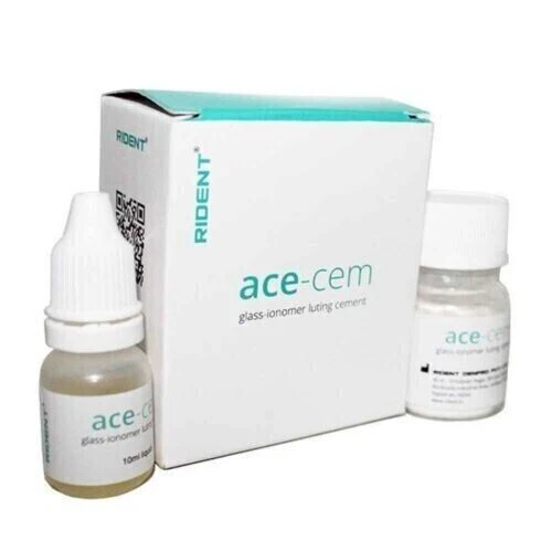 Ciment de scellement verre ionomère Rident Ace-Cem