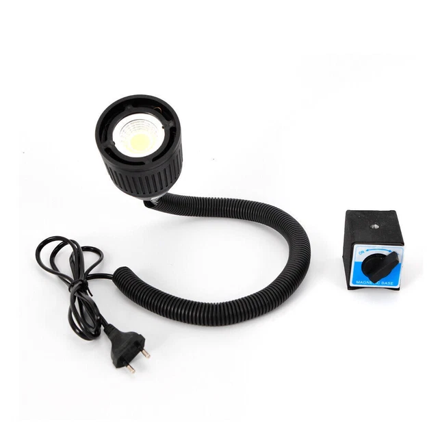 5W LED Lamp Work Light Magnetic Base Flexible Arm Light For CNC Milling Machine