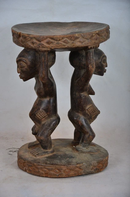 African tribal Art, zande statue from Democratic Republic of Congo.