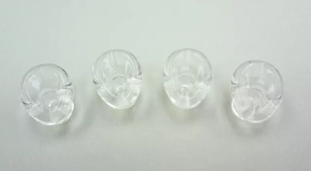 4 X Plantronics Medium Size spare CLEAR Ear Gels for CS540 W740 W745 W440 WH500