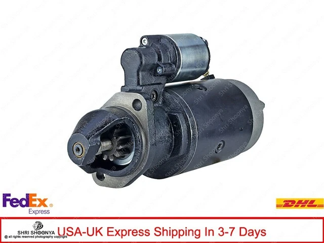 New 11T Starter Fits Deutz Tractor T650 Huerlimann Tractor H5110 H5116T 63216876