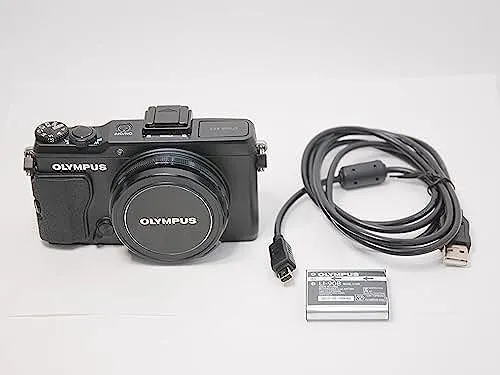 OLYMPUS STYLUS XZ-2 12.0MP Black digital camera w/ Charger From Japan