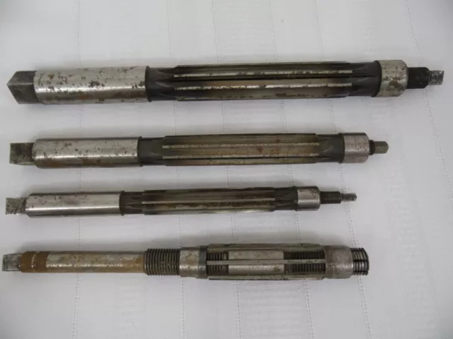 Lot of 4 ~ Vintage Hand Chuck Reamers