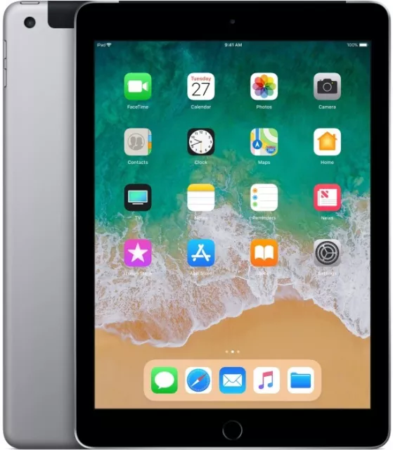 Apple iPad 6th gen 32GB 9,7 Zoll A1954 WLAN Cellular LTE Spacegrau Retina