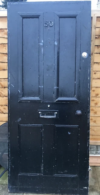 Victorian Style Oak Four Panel Front Door