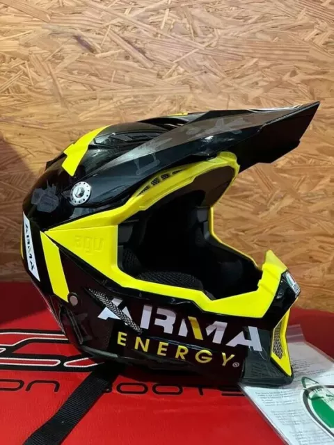 Casco AGV AX-8 EVO ARMA nero/giallo TG XS