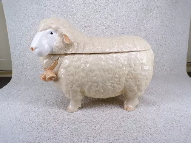 Otagiri Lamb Cookie Jar, 1983, Made in Japan