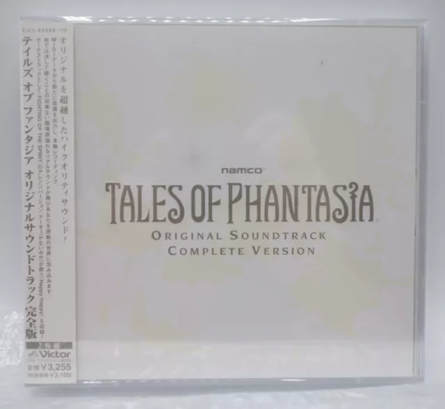 Official Japanese CD Audio Namco SFC Tales of Phantasia Soundtrack 2CD