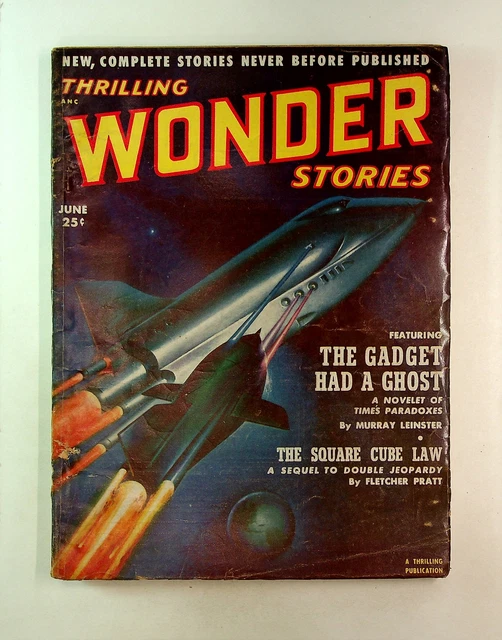 Thrilling Wonder Stories Pulp Jun 1952 Vol. 40 #2 VG