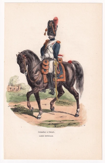 MORAINE (R. de) : GRENADIERS DE LA GARDE IMPÉRIALE, Second Empire