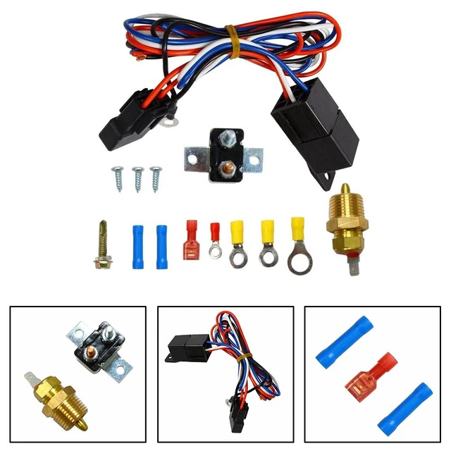 Elektrischer Lüfter Thermostat - Einstellbarer Temperaturregler Für Auto Kühler