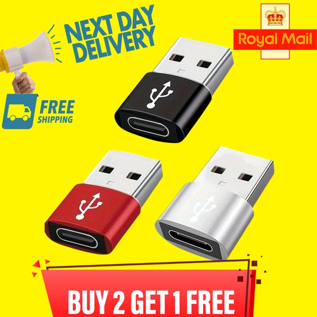 Type C to USB Adapter 3.0 USB-C 3.1 Male OTG A Female Data Connector Converter