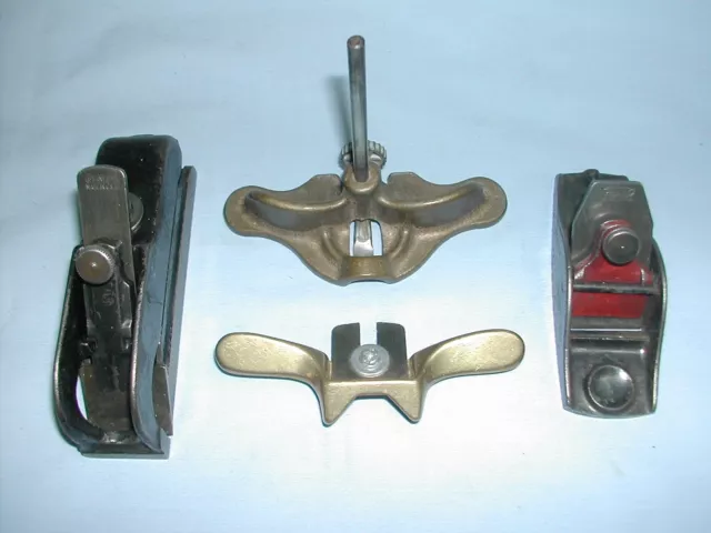 4 Stanley Luthier/Model Makers Tools, Router, Bull Nose & Finger Plane, Chamfer