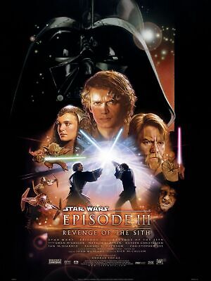 2005 Star Wars Episode III Revenge Of The Sith Movie Poster Print Vader & Padme