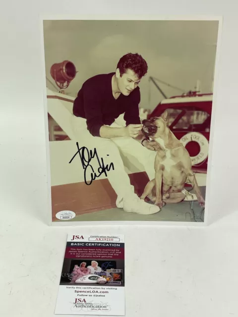 TONY CURTIS Hand SIGNED AUTOGRAPHED PHOTO JSA Certified Authentic