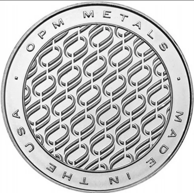 OPM Ohio Precious Metals 1 Oz .999 Fine Silver Round