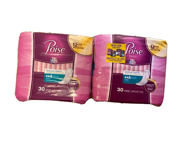 2* Almohadillas de absorción de luz Poise Ultra Thins - 30 unidades cada una