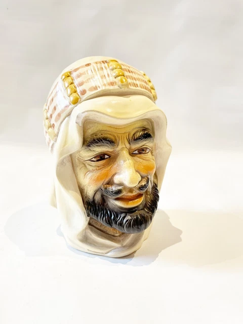 ROYAL CROWN KING NATIVITY wise men HEAD BUST figure JAPAN VTG handpaint