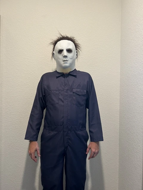 Halloween Costume Michael Myers Jumpsuit And Mask Great Condition Used Once