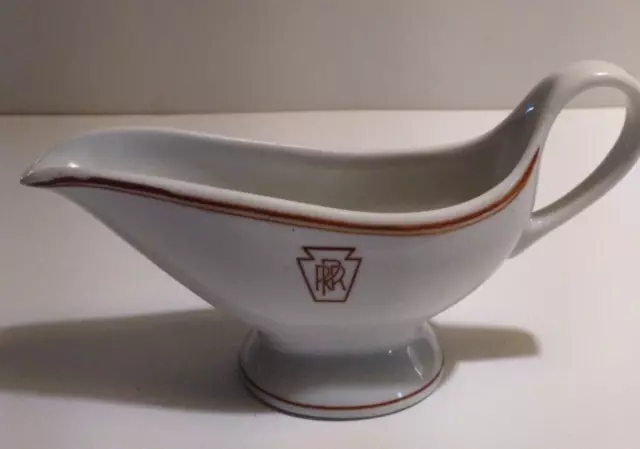 Vintage Railroad Items Pennsylvania RR Gravy Boat YMCA RR Plate