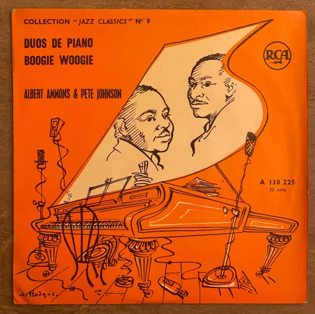 Albert Ammons & Pete Johnson - Duos De Pianos Boogie Woogie 10"LP RCA A130 225