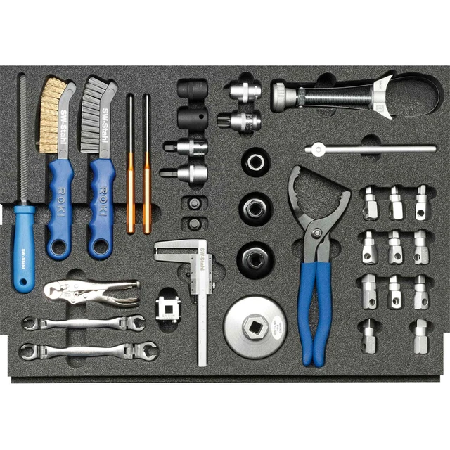 Assortimento auto officina SW-STEHL, utensili servizio olio e freni, 36 pezzi