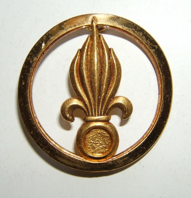 ANCIEN INSIGNE DE Beret Legion Etrangere (Variante) Beraudy Vaure Ambert EUR 8,50 - FR