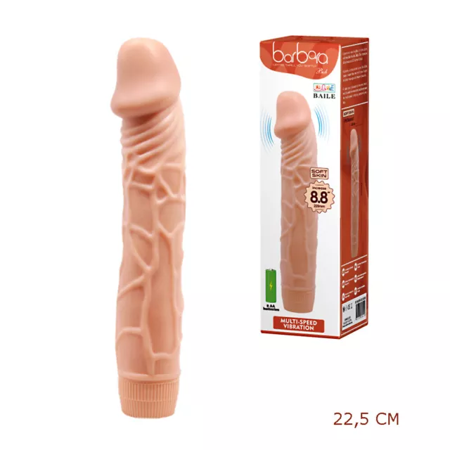 VIBRADOR PENE CARNE JUGUETE SEXUAL DILDO CONSOLADOR REALISTICO 22,5 cm ENVÍO 24H