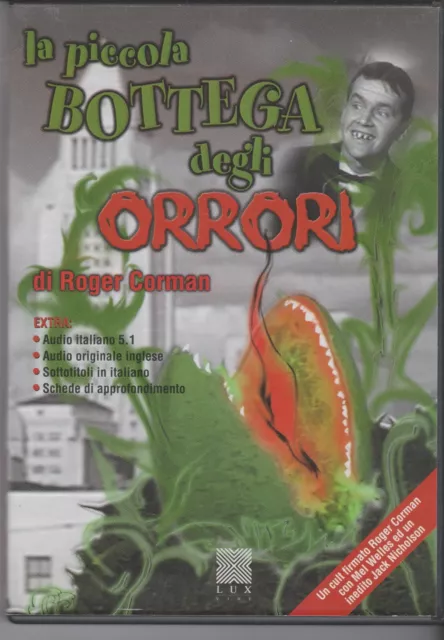 LA PICCOLA BOTTEGA DEGLI ORRORI di Roger Corman con Jack Nicholson - DVD HORROR