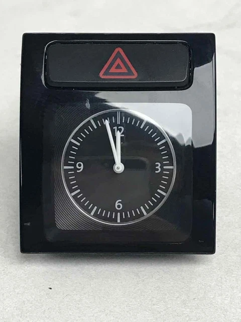 2012 - 2015 VOLKSWAGEN PASSAT Analog Dash Clock w Hazard Switch OEM 561919204B