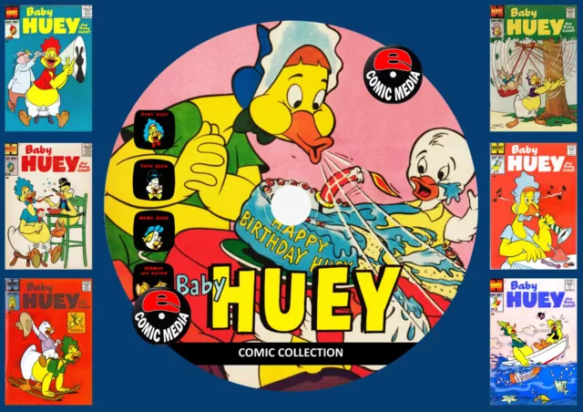 Baby Huey (Harvey Comics) On PC DVD Rom (CBR Format)