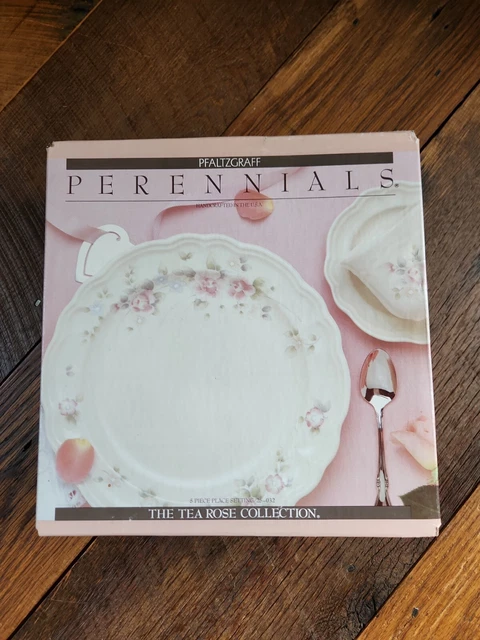 Pfaltzgraff ~  'Tea Rose'  ~ (5) Pc. Place Setting ~ New, Unopened Box