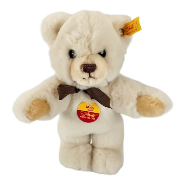 Steiff Molly Teddy Bear Tan Stuffed Animal Plush Toy 019555 West Germany