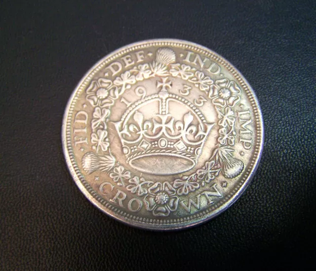 A 1933 George V Crown Coin