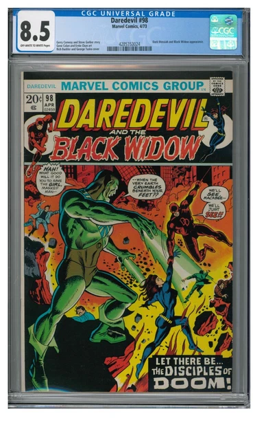Daredevil #98 (1973) Bronze Age Dark Messiah CGC 8.5 AW740