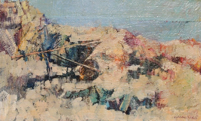 Edoardo CANNISTRA" -Finale Ligure- olio su tavola