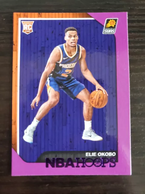2018 Panini NBA Hoops Purple #261 Elie Okobo Phoenix Suns Rookie Basketball Card