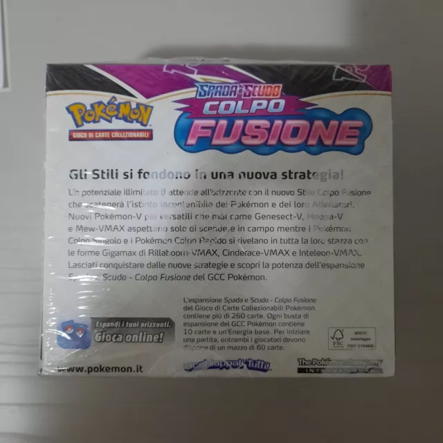 ✅ Box 36 Bustine Ita Sigillato - Carte Pokemon - Spada E Scudo Colpo E Fusione ✅ 3