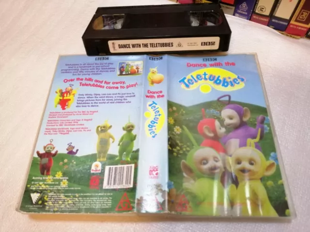 TELETUBBIES: DANCE WITH the - 1997 RARE BBC (Ragdoll) Release in VHS ...