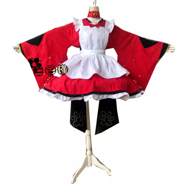Fate/Grand Order Tamamo no Mae FGO Red Uniforms Cosplay Costume/