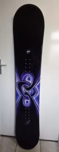 Gnu wide carbon high beam 157cm purple and black snowboard - Wide