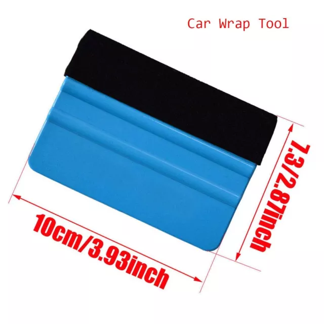 For 3M Blue Pro Felt Edge Squeegee Vinyl Car Van Bike Wrap Wrapping Tool Scraper