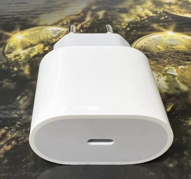 Apple iPhone Original 20W USB-C Ladegerät - Weiß (MHJ83ZM/A)