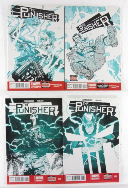THE PUNISHER #3-6 * Marvel Comics Lot * 3 4 5 6 - 2014