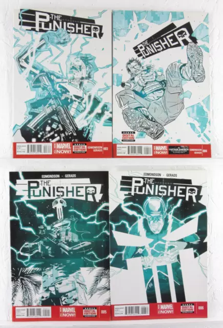 THE PUNISHER #3-6 * Marvel Comics Lot * 3 4 5 6 - 2014