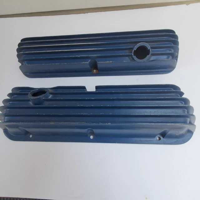 FORD V8 CAL Custom Valve Cover Finned Aluminum Fits Small Block GENUINE